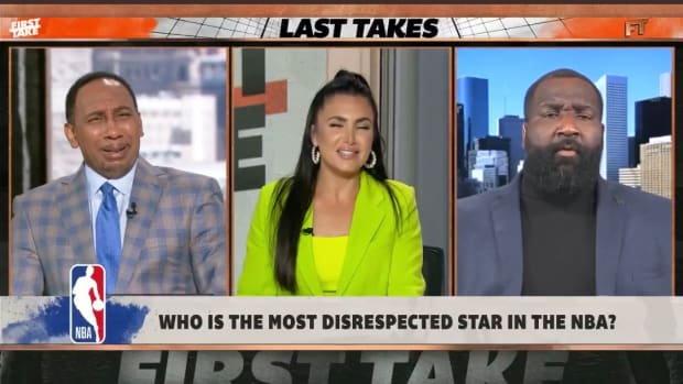 Kendrick Perkins discusses Atlanta Hawks point guard Trae Young on ESPN's First Take.